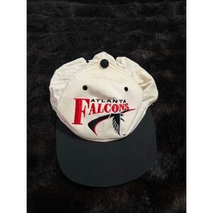 RARE Vintage Drew Pearson Atlanta Falcons Big Logo Brim Hit Snapback Hat